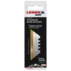LENOX 20350 GOLD5C BI-METAL UTILITY KNIFE BLADE 5-PACK