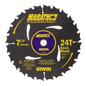 IRWIN MARATHON 14130 7-1/4" 24T CIRCULAR SAW BLADE