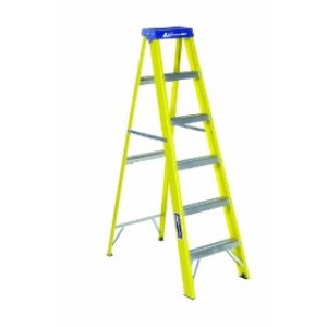 LOUISVILLE LADDER FS2006 6' TYPE I FIBERGLASS STEPLADDER 250LB RATING