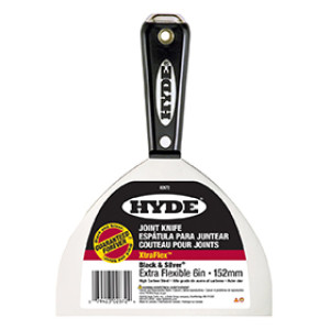 HYDE 02872 6" BLACK & SILVER SUPERFLEXX HAMMER HEAD FLEXIBLE JOINT KNIFE