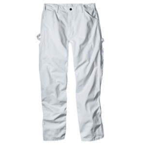 DICKIES 1953WH 36"W X 32" L WHITE PAINTER'S PANTS 3632