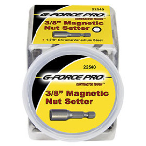 G-FORCE 22540 3/8" MAGNETIC NUT SETTER 50 PC COOKIE JAR