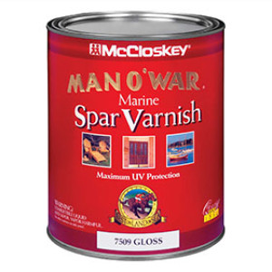 MCCLOSKEY MAN O'WAR 7509.005 GLOSS MARINE SPAR VARNISH 450 VOC