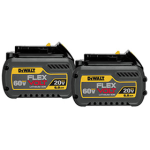 DEWALT DCB606 FLEX VOLT 20V/60V BATTERIES (6 AH)