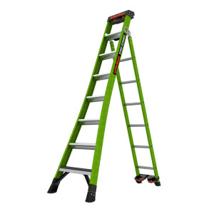 LITTLE GIANT 13908-071 KING KOMBO IAA 8' FIBERGLASS 3-IN-1 COMBINATION LADDER