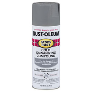 RUST-OLEUM STOPS RUST 7785830 16 OZ COLD GALVANIZING COMPOUND SPRAY PAINT