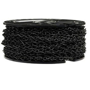 CAMPBELL PB0722827N #14 SINGLE JACK CHAIN BLACK 190' RL LOW CARBON STEEL