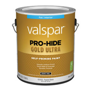 VALSPAR 61002.007 PRO-HIDE GOLD ULTRA FLAT PASTELBASE INT SELF PRIMING PAINT