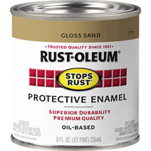 RUST-OLEUM STOPS RUST 7771730 GLOSS PROTECTIVE ENAMEL SAND