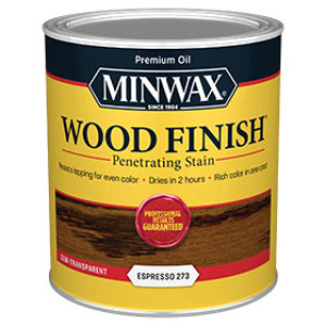 MINWAX 700504444 273 ESPRESSO WOOD FINISH PENETRATING STAIN