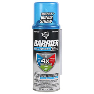 DAP 12530 12 OZ BARRIER MULTI-PROJECT READY TO USE FOAM 4X WITH STRAW WHITE