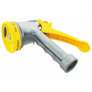 GILMOUR 584 SELECT-A-SPRAY 7-PATTERN METAL PISTOL GRIP HOSE NOZZLE
