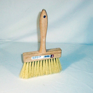 DQB 11950 6" WHITE TAMPICO PASTE BRUSH 2 ROW 3" TRIM HARDWOOD 6-3/4" HANDLE