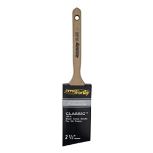 ARROWORTHY 1020 2-1/2" BLACK CHINA BRISTLE ANGLE SASH PAINT BRUSH