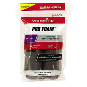 WOOSTER JUMBO-KOTER PRO FOAM RR308 4-1/2" LINT FREE ROLLER COVER 2-PACK