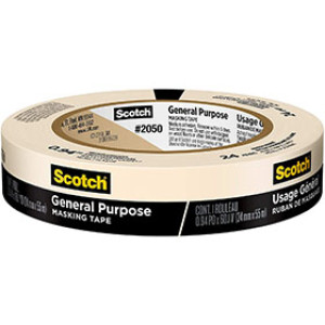 3M 2050-24AP 24MM X 60YD SCOTCH GENERAL PURPOSE MASKING TAPE
