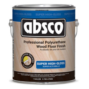 ABSCO 56001 SUPER HIGH GLOSS PROFESSIONAL POLYURETHANE FLOOR FINISH 275 VOC