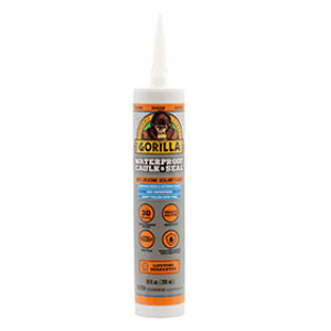 GORILLA GLUE 108311 10 OZ 100% SILICONE SEALANT CLEAR ALL PURPOSE