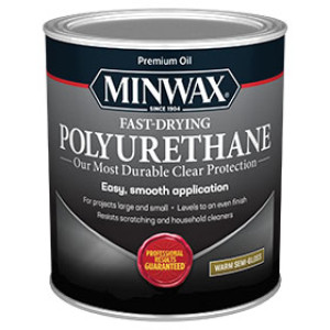 MINWAX 63005444 SEMI-GLOSS FAST DRYING POLYURETHANE OIL BASED
