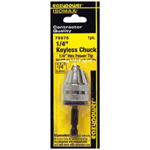 EAZYPOWER 79675 1/4" KEYLESS CHUCK 1PK CARDED
