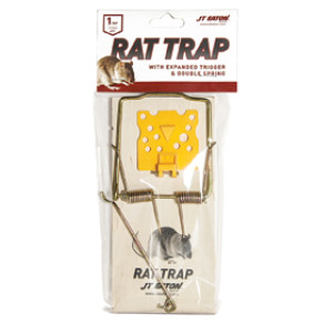 JT EATON 401 BIGFOOT RAT SIZE SNAP TRAP WITH EXPANDED TRIGGER & DOUBLE SPRING