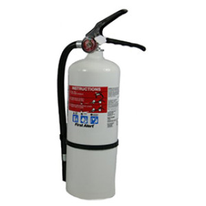 FIRST ALERT HOME2 5 LB WHITE FIRE EXTINGUISHER RATING 2-A:10-B:C
