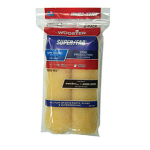 WOOSTER JUMBO-KOTER SUPER/FAB RR301 6-1/2" X 1/2" KNIT ROLLER COVER 2-PACK