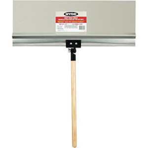 HYDE 28020 24" X 9" PROSHIELD STIFF ALUMINUM SPRAY SHIELD W/18" THREADED HNDL