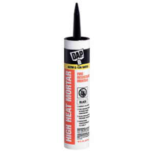 DAP 18854 10.1 OZ HIGH HEAT FIRE RESISTANT MORTAR SEALANT BLACK
