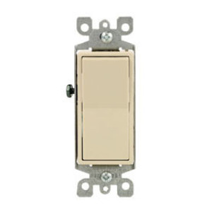 LEVITON S11-05603 2IS DECORA 3-WAY GROUNDING SWITCH IVORY