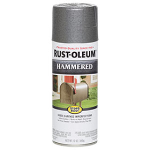 RUST-OLEUM HAMMERED 7214830 12 OZ METAL FINISH GRAY SPRAY PAINT