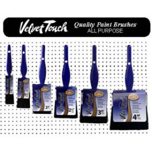 VELVET TOUCH 40000 BLACK BLENDED BRISTLE VARNISH BRUSH ASST