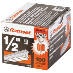 ITW RAMSET SP12 1/2" POWER POINT DRIVE PINS 100 PACK