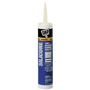 DAP 08649 10.1 OZ ALMOND WINDOW & DOOR 100% SILICONE RUBBER SEALANT 50 YEAR