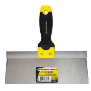 G-FORCE 70812 10" FLEXIBLE STAINLESS STEEL TAPE KNIFE ERGO GRIP HANDLE