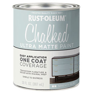 RUST-OLEUM SPECIALTY 285139 30 OZ CHALKED PAINT SERENITY BLUE