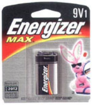 ENERGIZER 522BP 1 PK 9V ALKALINE BATTERY