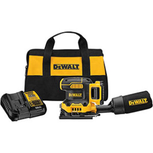 DEWALT DCW200D1 20V MAX 1/4 SHEET SANDER KIT VARIABLE SPEED W/ 2.0 AH BATTERY