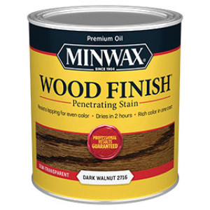 MINWAX 70012444 2716 DARK WALNUT WOOD FINISH PENETRATING STAIN