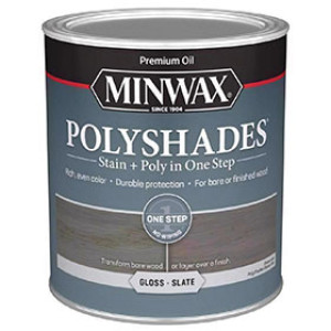 MINWAX 52761498 284 POLYSHADES GLOSS SLATE STAIN