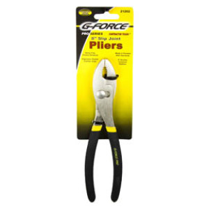G-FORCE 21202 8" SLIP JOINT PLIERS ERGO GRIP