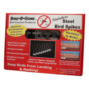 BIRD-B-GONE MM2001-5/20 5" X 20' STAINLESS STEEL BIRD SPIKES
