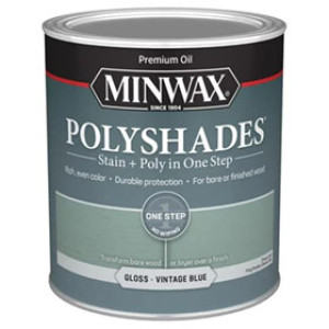 MINWAX 52761494 288 POLYSHADES GLOSS VINTAGE BLUE STAIN