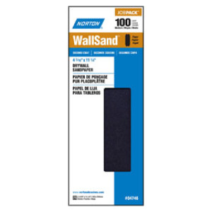 NORTON 04746 4-3/16" X 11" P100D WALLSAND DRYWALL SANDING SHEETS JOB PACK (25)