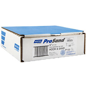 NORTON PROSAND 68325 5" P150B UVH HOOK & LOOP JOB PACK SANDING DISCS 50-PACK