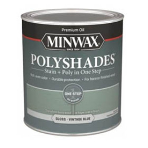 MINWAX 52721494 288 POLYSHADES GLOSS VINTAGE BLUE STAIN