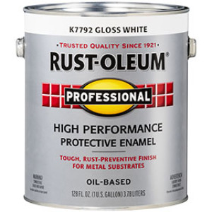 RUST-OLEUM PROFESSIONAL K7792402 GLOSS WHITE ENAMEL 400 VOC OIL BASED