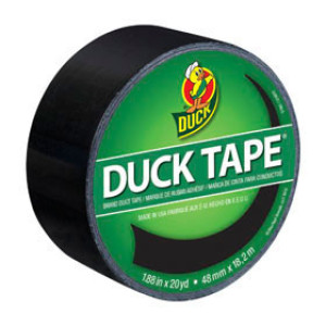 SHURTECH 1265013 1.88" X 20 YARD DUCK TAPE - BLACK 2" WIDE