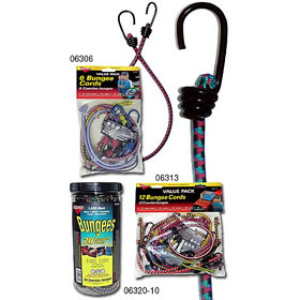 KEEPER 06019 18" ELASTIC PREMIUM BUNGEE STRETCH CORD HEAVY GAUGE STEEL HOOKS