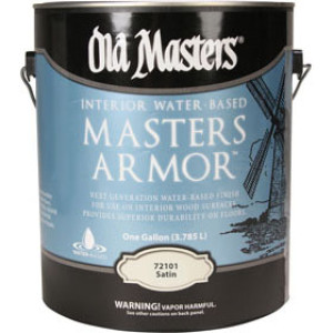 OLD MASTERS 72101 MASTER ARMOR SATIN ACRYLIC FINISH LOW ODOR
